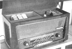 Radio with Tefifon
