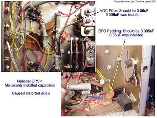 CRV-1 Wrong Installation of Capacitors