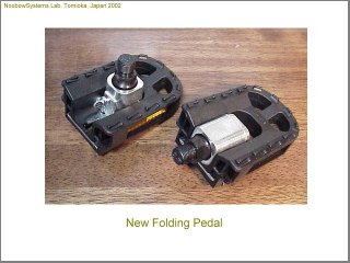 New folding pedal