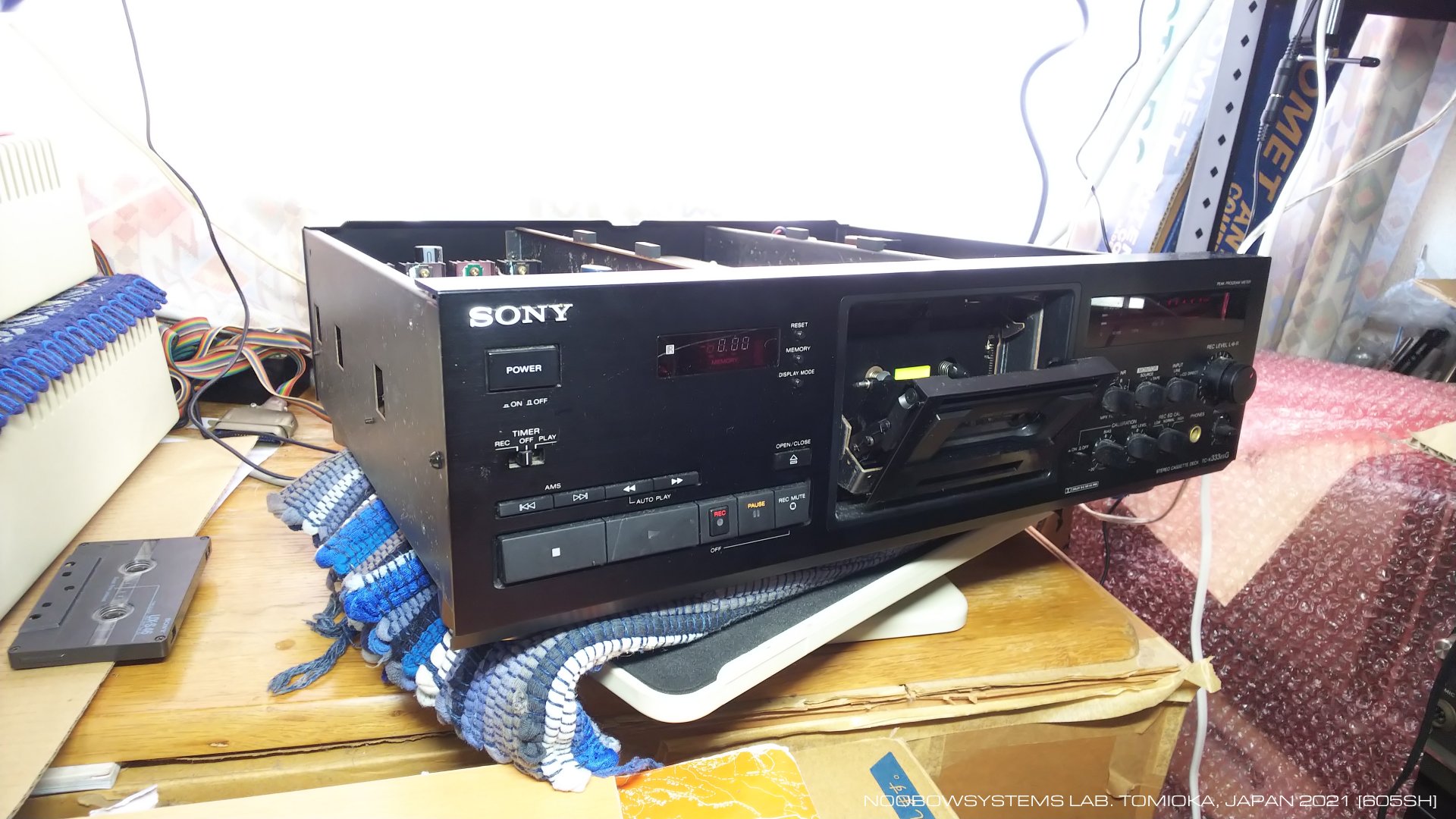 Sony TC-K333ESG Stereo Cassette Deck : Back To Life Again : NoobowSystems  Lab.
