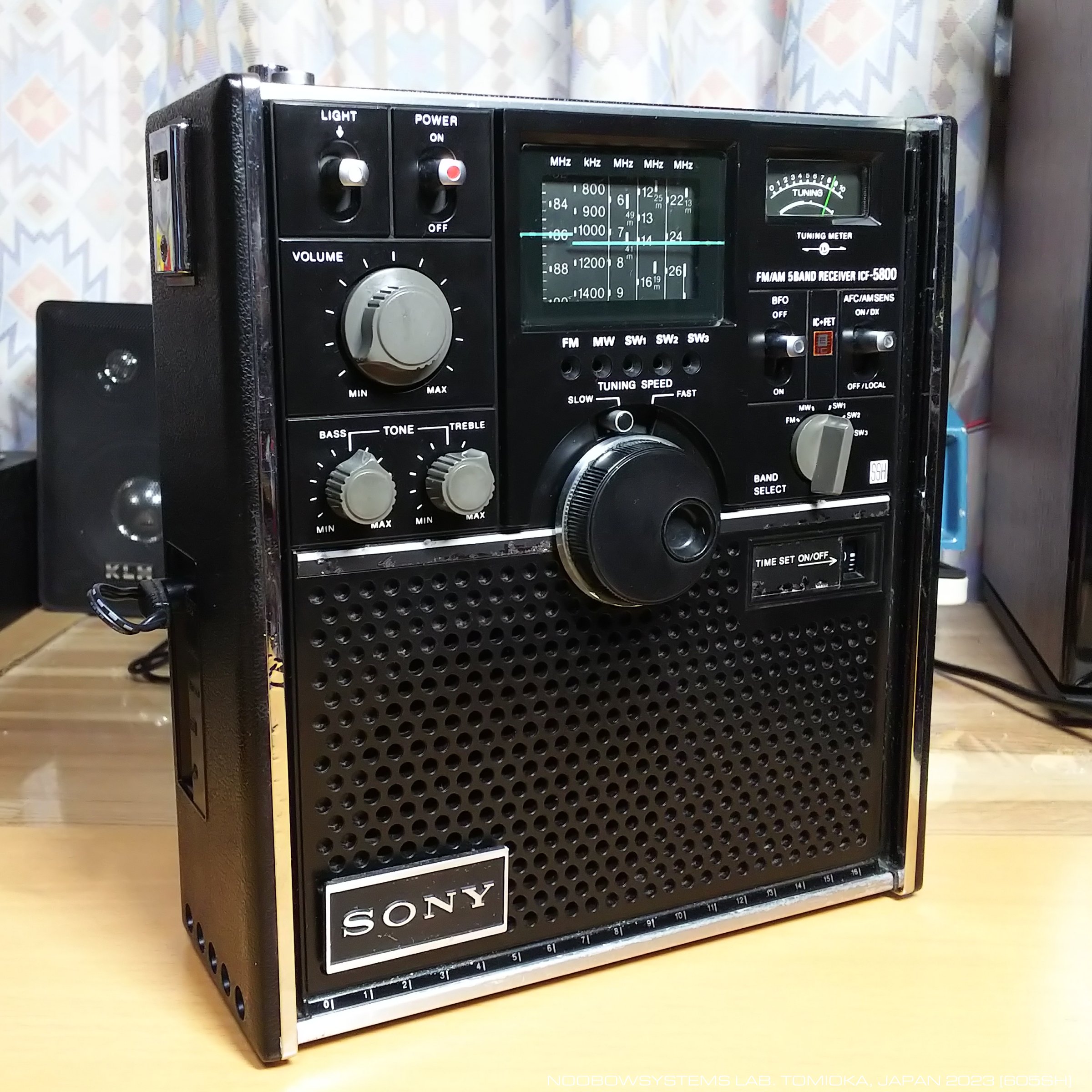 オリジナル ソニー ラジオ ICF-5800 ICF-5800 ポータブルプレーヤー 